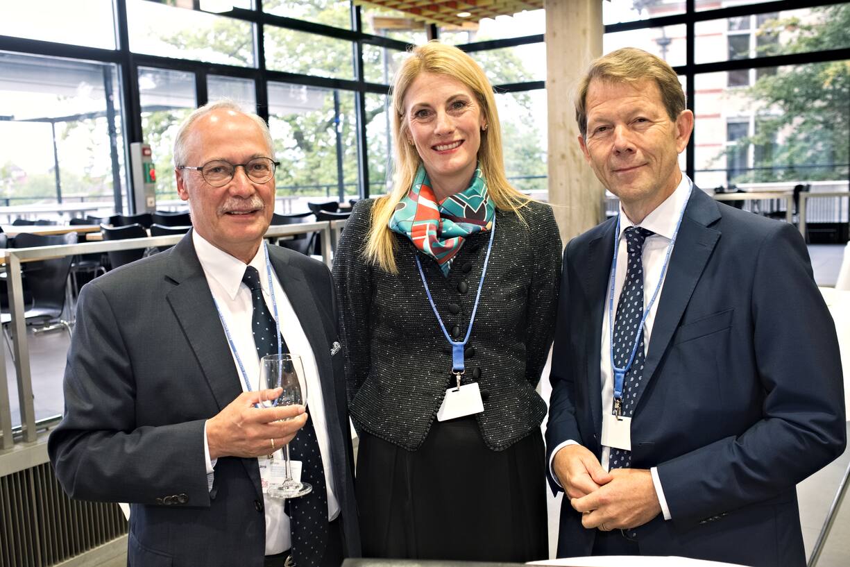 Gerhard Schwarz, Publizist und Präsident der Progress Foundation;Megan Meyer, Schweizerisches Institut für Auslandforschung SIAF;Fritz Zurbrügg, Schweizerische Nationalbank