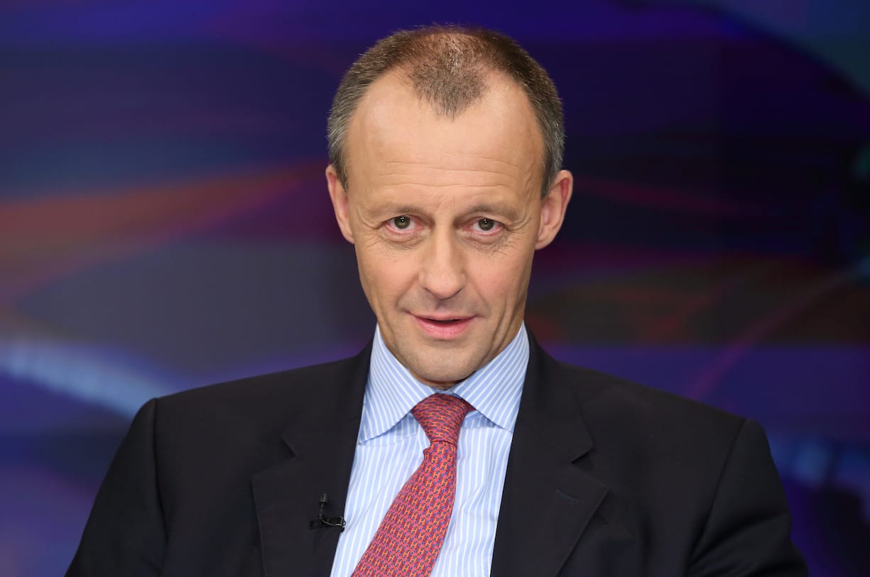 (GERMANY OUT) Friedrich Merz (Vorsitzender des deutsch-amerikanischen Netzwerks Atlantik-BrÃ¼cke) in der ZDF-Talkshow "maybrit illner" am 08.05.2014 in Berlin  Thema der Sendung: Putin-Versteher oder Amerika-Freund - Muss Deutschland sich entscheiden?  (Photo by MÃ¼ller-Stauffenberg/ullstein bild via Getty Images)