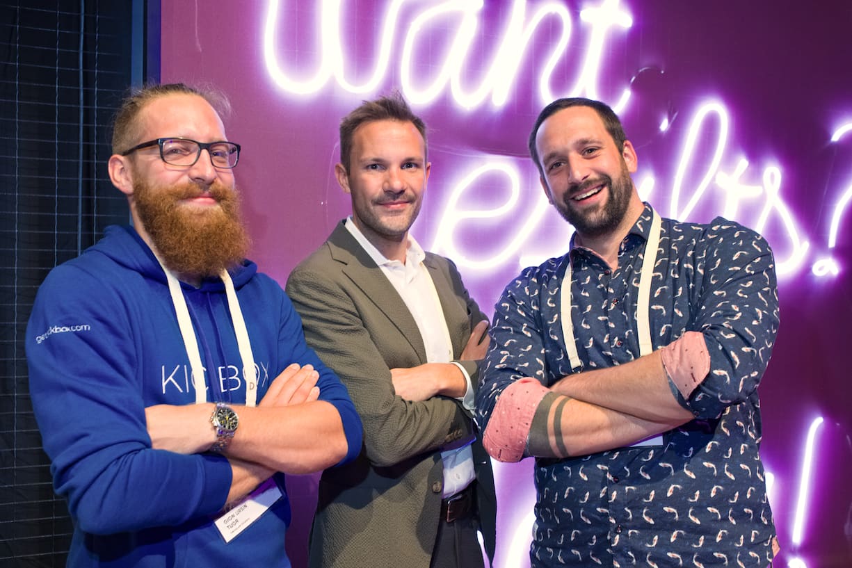 Gion Ursin Tuor, Swisscom Kickbox;Kevin Kretzer, KPMG AG;Reto Wenger, Swisscom