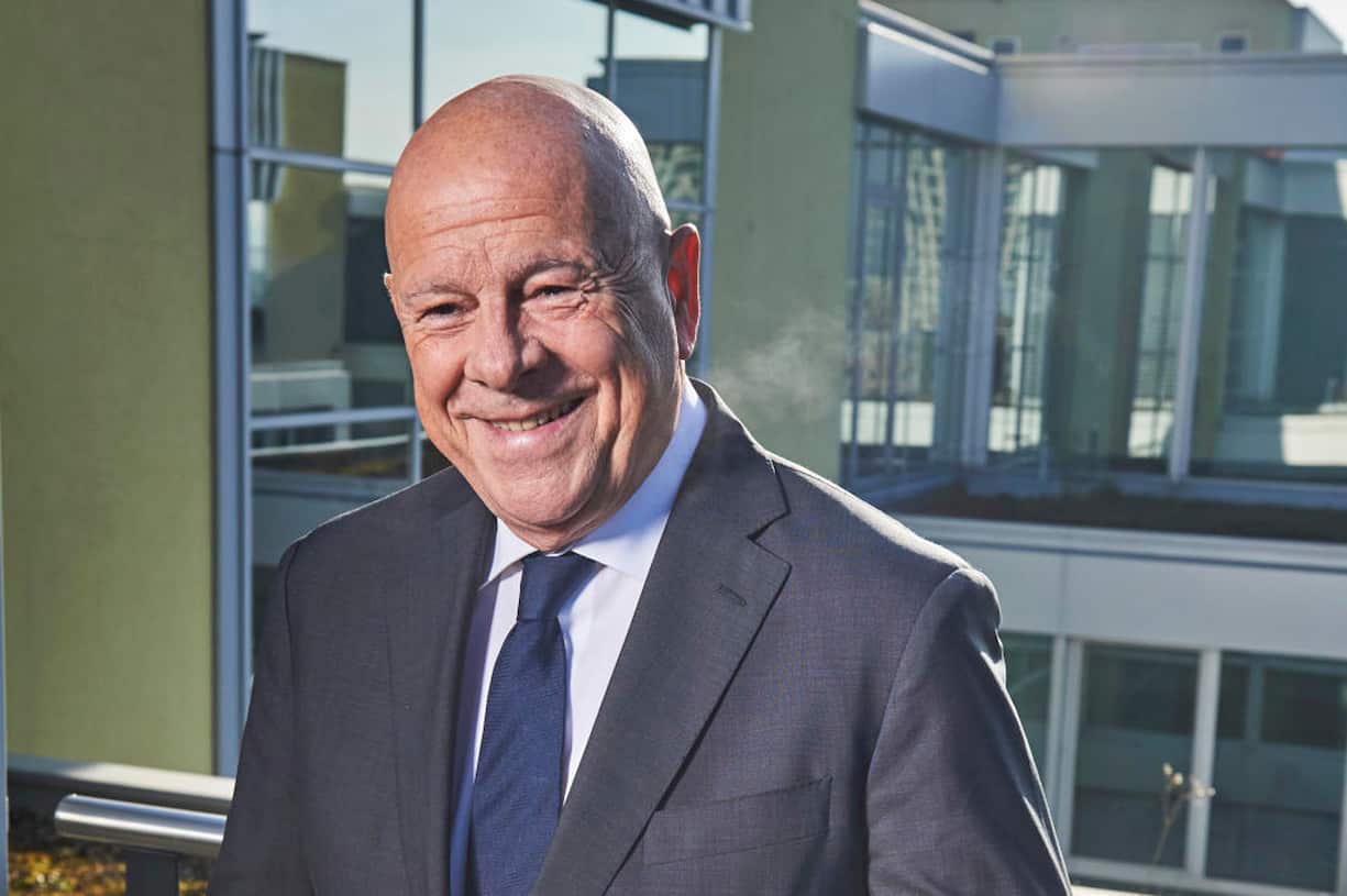 Porträt von Beat Hess, Präsident von Lafarge-Holcim.