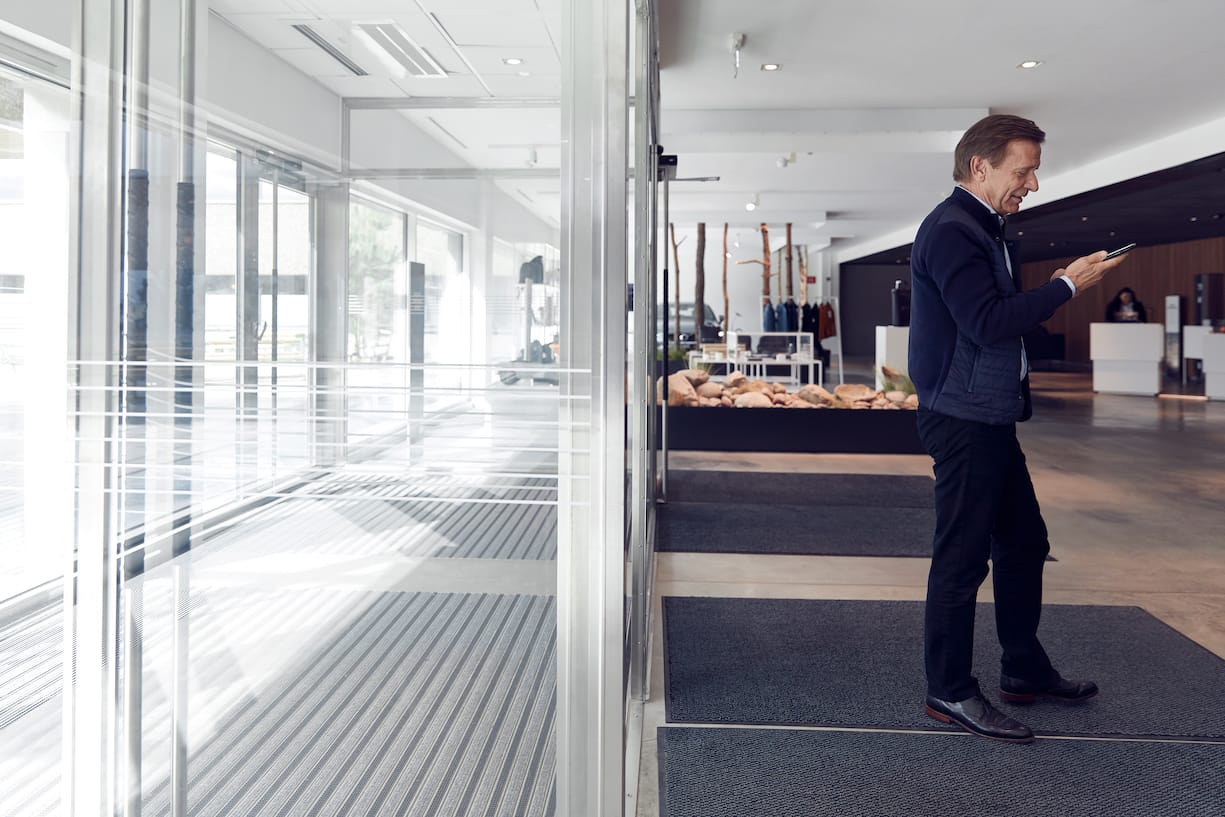 Håkan Samuelsson im Volvo-Hauptsitz in Göteborg.