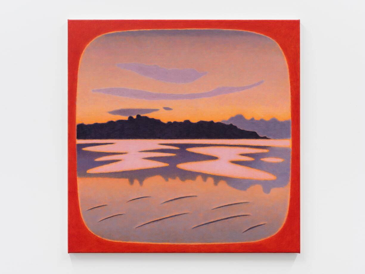 <p>Ă„sthetisch bestechend:</p><p>«Ciel orange deux ÂrisĂ©es», 2025; Ă–l auf Leinwand; 80 × 80 × 2 cm.</p>