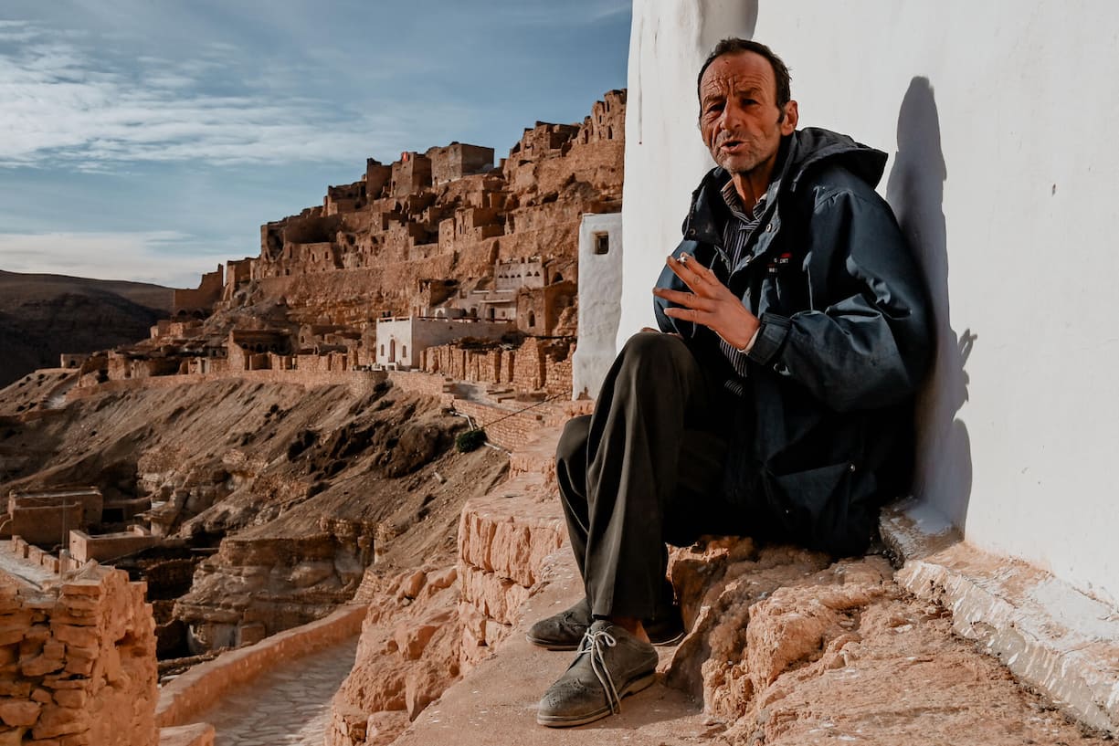 <p>Am Rande der Sahara reihen sich die historischen Festungsdörfer aneinander, hier Chenini.</p>