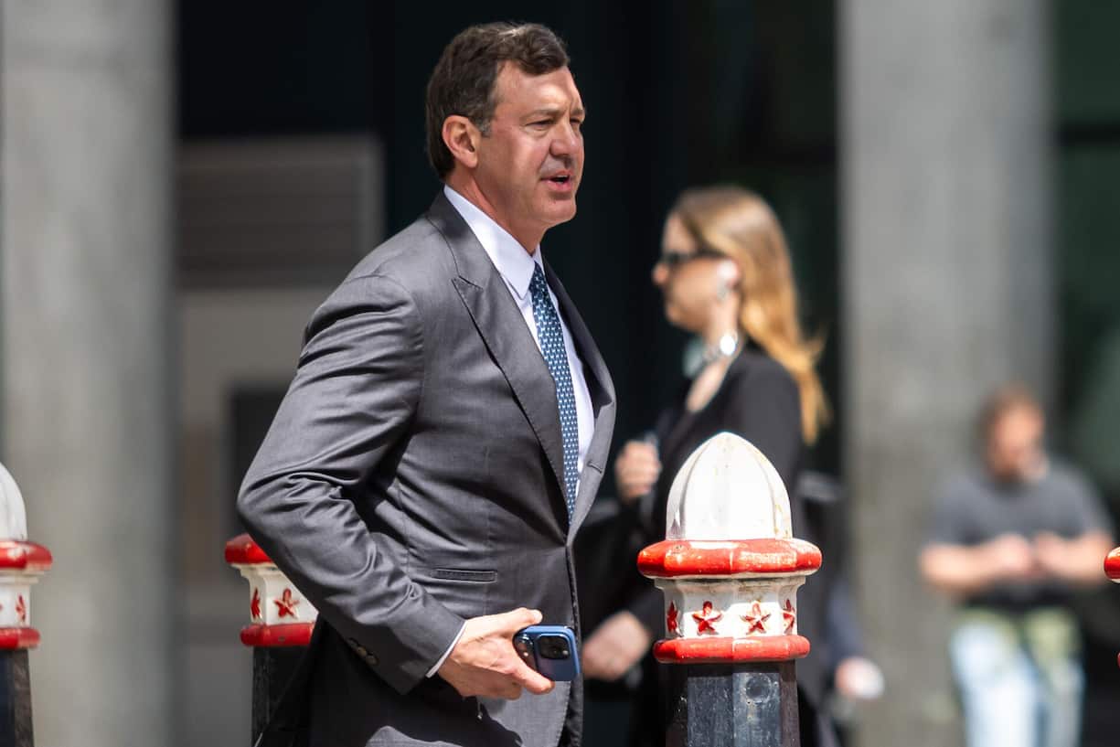 <p>Eric Varvel, Ex-Chef des Assetmanagements der CS, nach seinem Auftritt vor dem Londoner Gericht.</p>