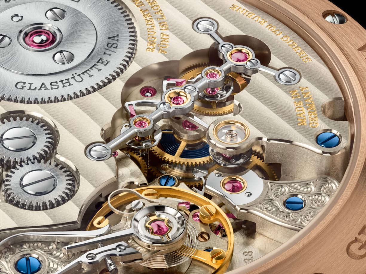 <p>Zeitwerk Date in Rotgold</p>