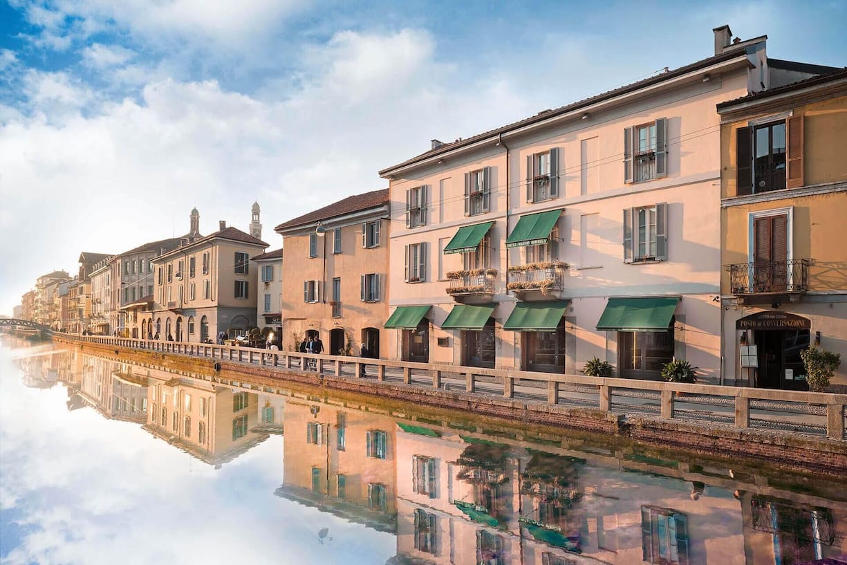 <p>Hotel «Maison Borella»: Mitten in Mailand fühlt man sich, als wäre man in Venedig.</p>