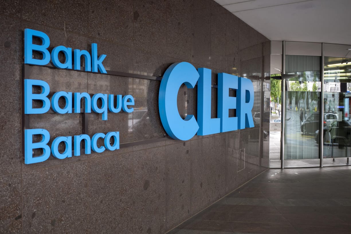 <p>Nur 150 Meter vom BKB-Hauptsitz entfernt, aber in einem eigenen Gebäude: Der Hauptsitz der Bank Cler am Basler Aeschenplatz. Seit 2018 gehört die einstige Bank Coop zu 100 Prozent der Basler Kantonalbank. </p>