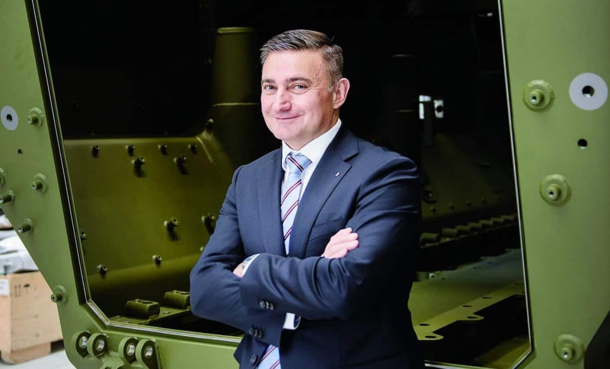 <p>Oliver Dürr (53) führt die Sparte Luftwehr von Rheinmetall seit 2022. Er operiert aus Zürich-Oerlikon.</p>