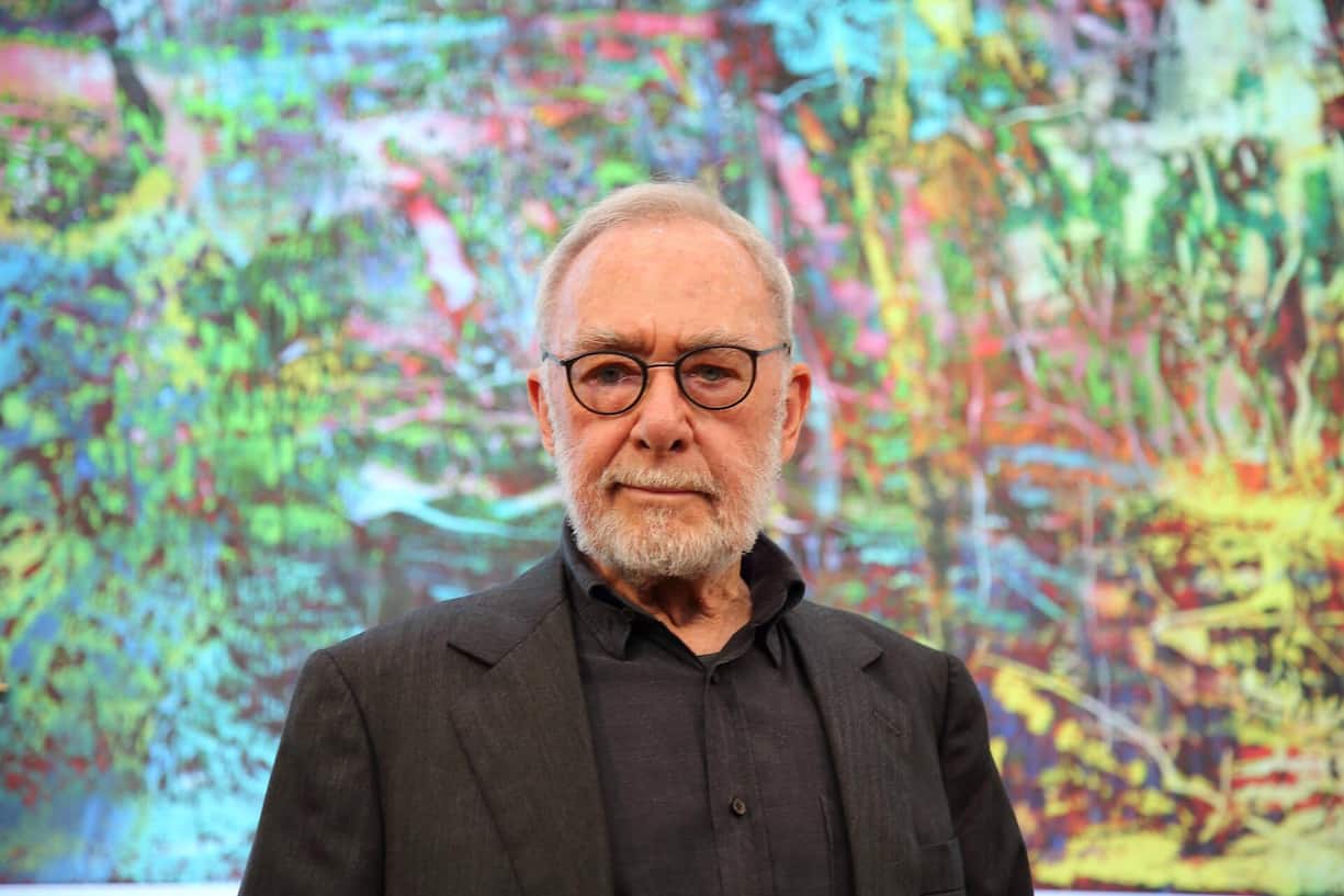 <p>Entertainment Bilder des Tages Gerhard Richter posiert im Rahmen einer Pressekonferenz zur Ausstellung Gerhard Richter Abstraktion im Museum Barberini in Potsdam, 28. Juni 2018. Ausstellung Gerhard Richter Abstraktion im Museum Barberini *** Gerhard Richter poses in the context of a press conference for the exhibition Gerhard Richter Abstraction at the Museum Barberini in Potsdam 28 June 2018 Exhibition Gerhard Richter Abstraction at the Museum Barberini  </p>