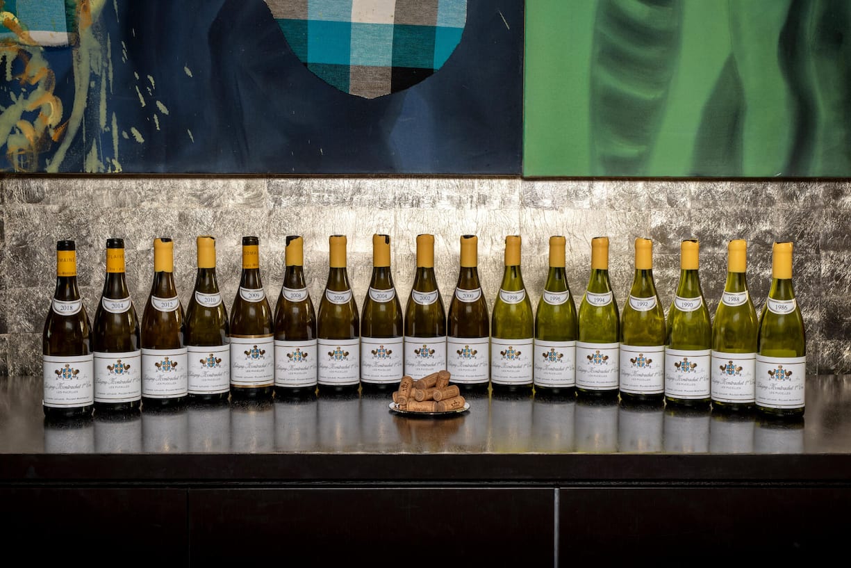 <p>Die 17 verkosteten weissen Burgunderweine.</p>