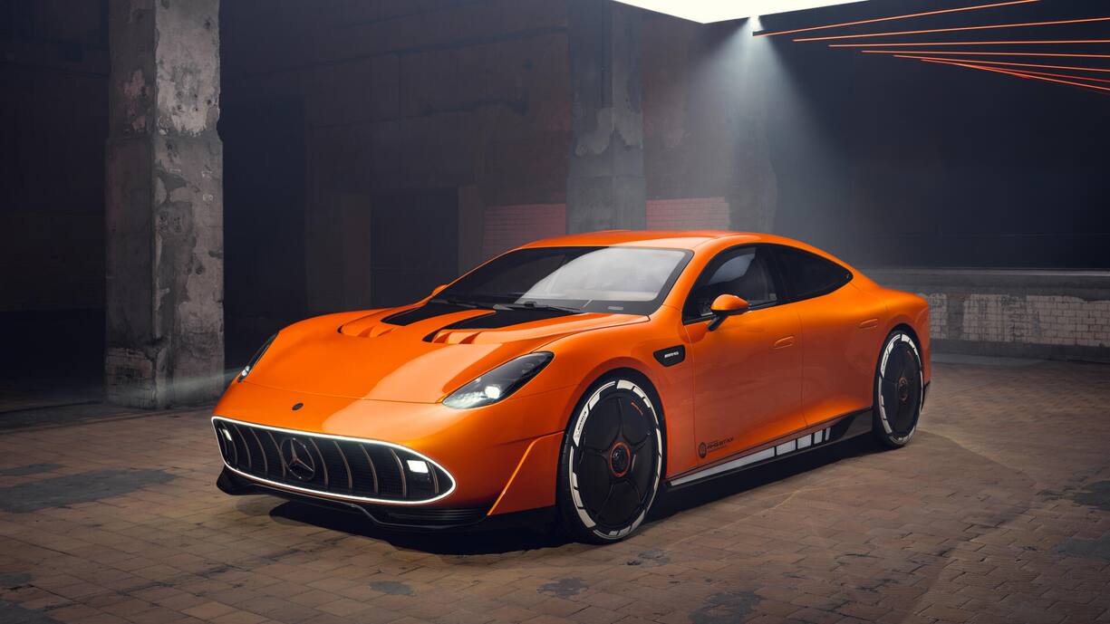 <p>Mit dem Concept AMG GT XX greift Mercedes bei den elektrischen Supersportlern an. Es ist das erste elektrische AMG-Modell.</p>