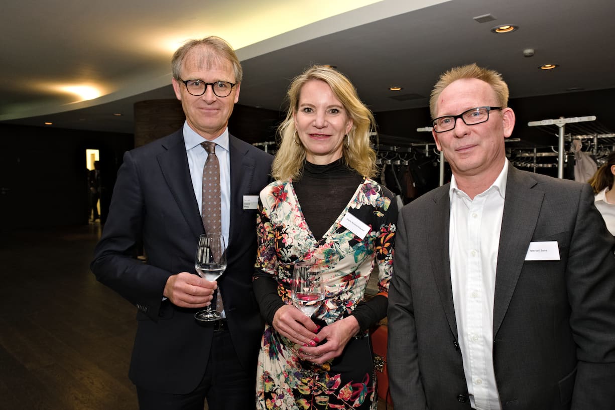 Harald Maag, Partner, Bratschi Zürich; Doris Rudischhauser, Partnerin, Dynamics Group; Marcel Jans, Head Corporate Finance Switzerland, BDO AG
