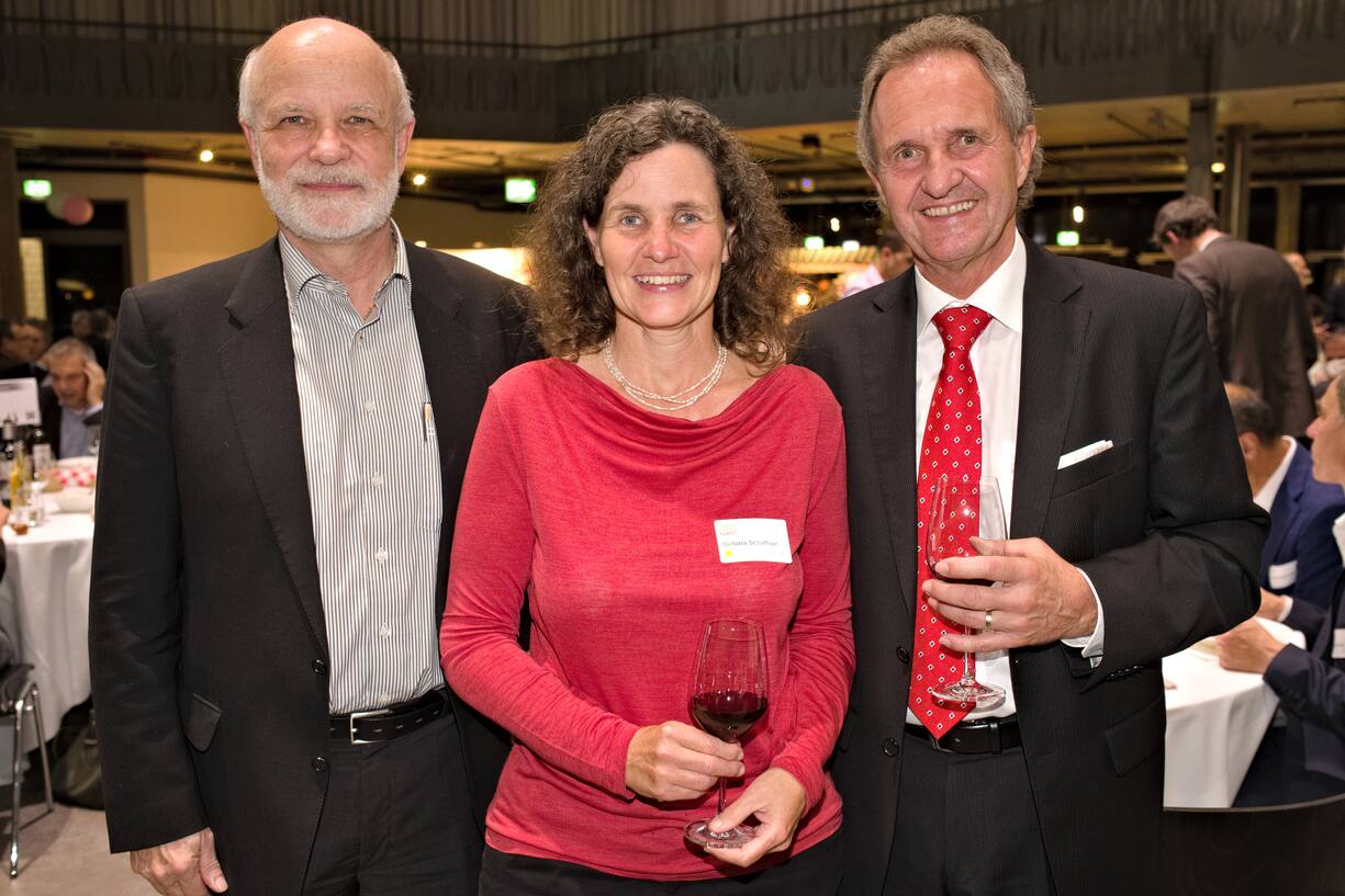 Hebert Wanner, axpo;Barbara Schaffner, Nationalrätin, glpStephan Peterhans, Geschäftsführer, FWS