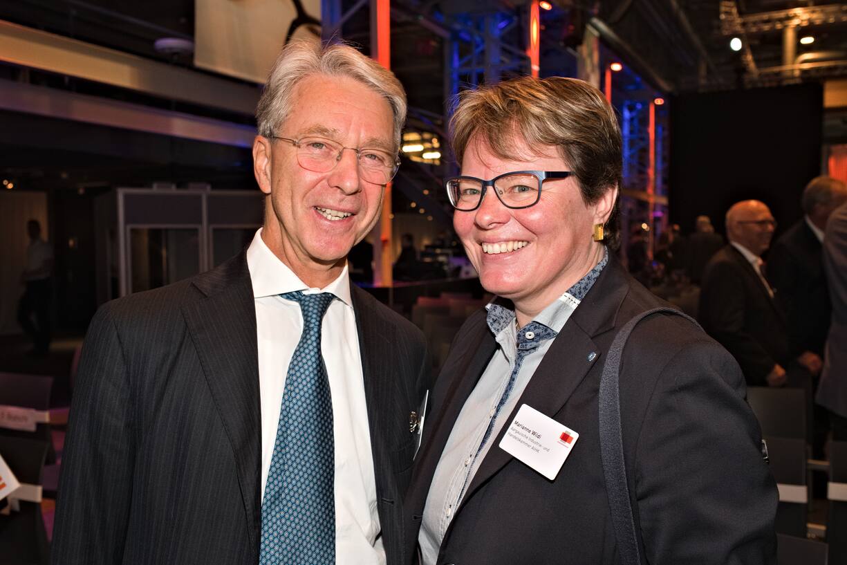 Herbert Scheidt, Vontobel Bank AG;Marianne Wildi, Aargauische Industrie- und Handelskammer AIHK