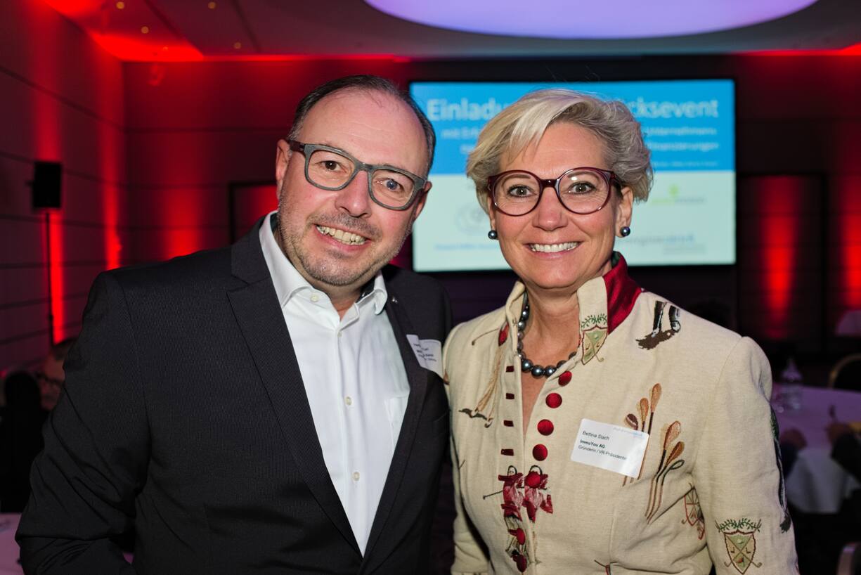 Herby W. Carl, Präsident & Gründer, BEF-Club Zürich; Bettina Stach, Gründerin & VRP, ImmoYou AG