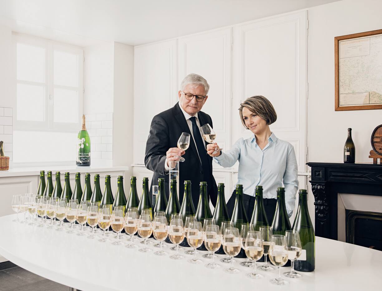 Hervé Deschamps und Séverine Frerson