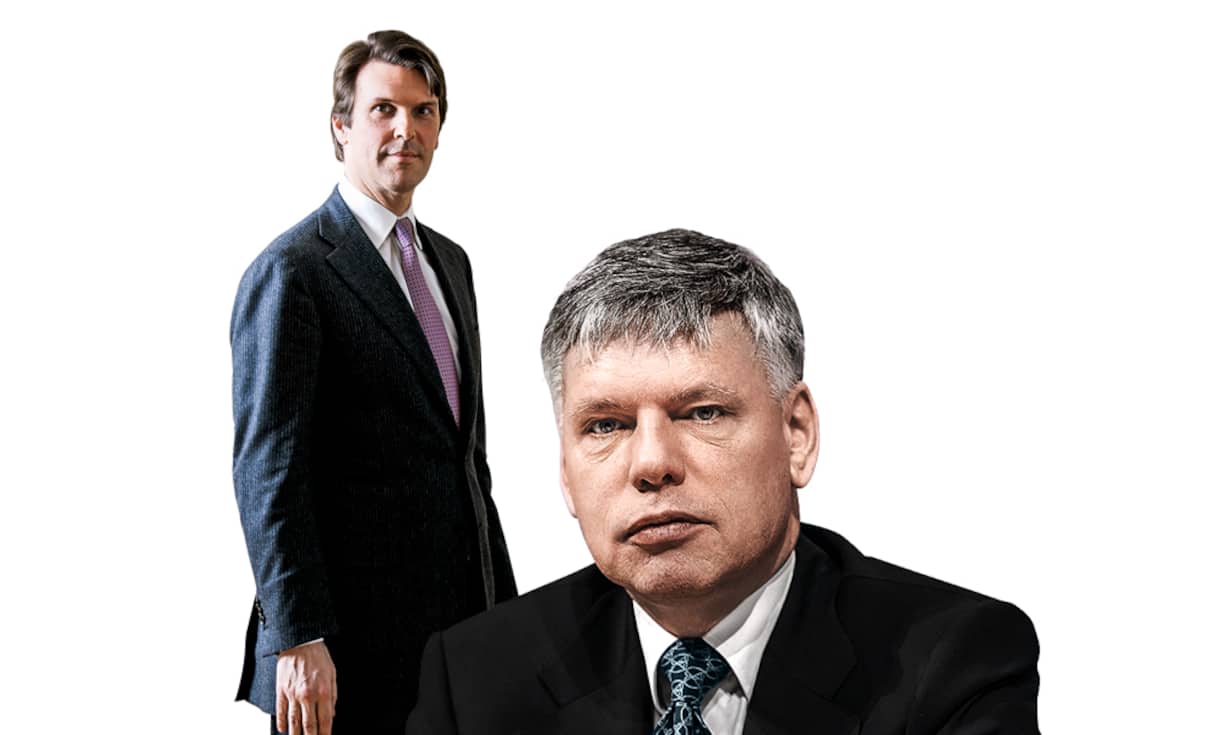 Lombard Odier: Im erlauchten Gremium der sieben Managing Partner gerieten Hubert Keller (l.) und Hugo Bänziger aneinander. Der Zwist endete mit dem Austritt von Bänziger im Oktober letzten Jahres.