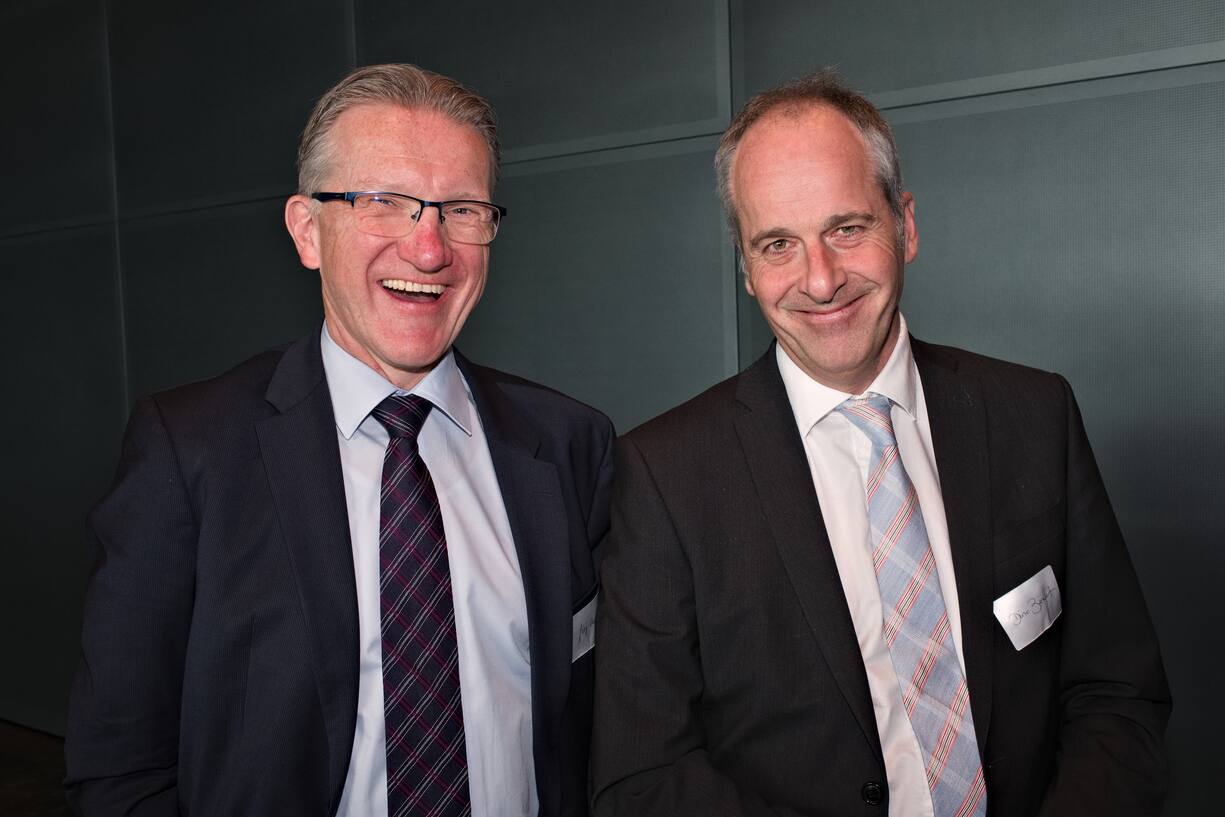 Jürg Staub, CEO, Reichmuth & Co.; Dionys Berwert, COO, Reichmuth & Co.