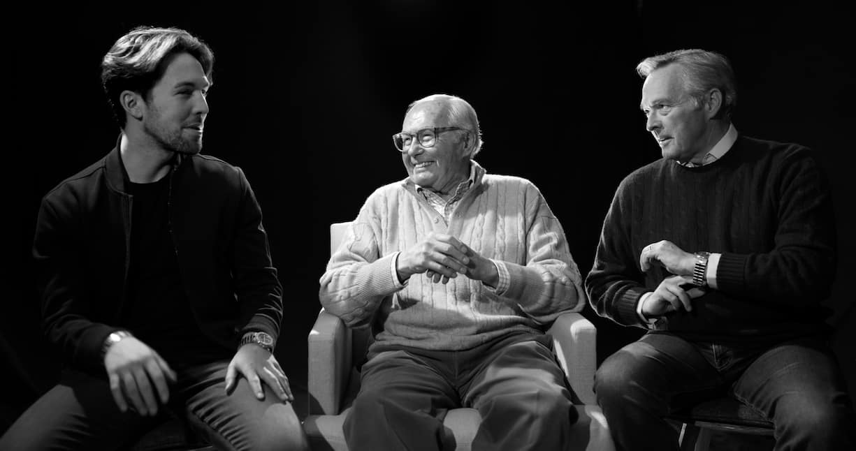 Karl-Fritz, Karl und Karl-Friedrich Scheufele (v.l.)