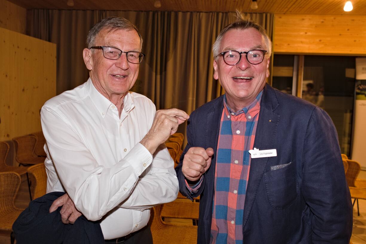 Karl Reichmuth, Ehrenpräsident, Reichmuth & Co.; Urs Füglistaller, Professor Uni St. Gallen