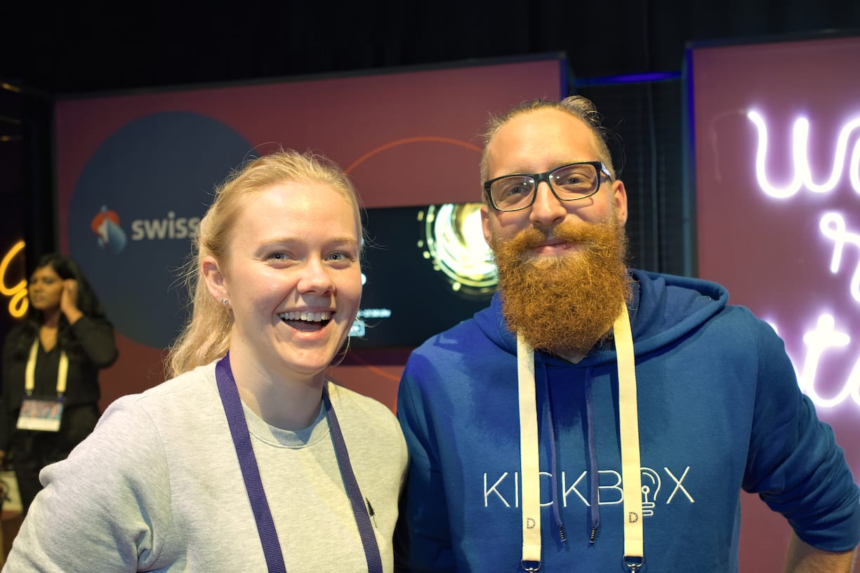 Laura Lenhardt, Team Digital Festival;Gion Ursin Tuor, Swisscom Kickbox