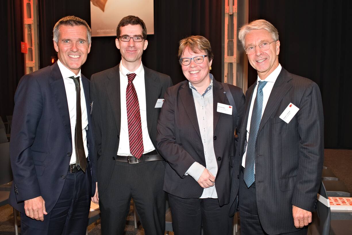 Lukas Gähwiler, UBS AG;David Dorn, Professor & Referent;Marianne Wildi, Aargauische Industrie- und Handelskammer AIHK;Herbert J. Scheidt, Vontobel Holding AG
