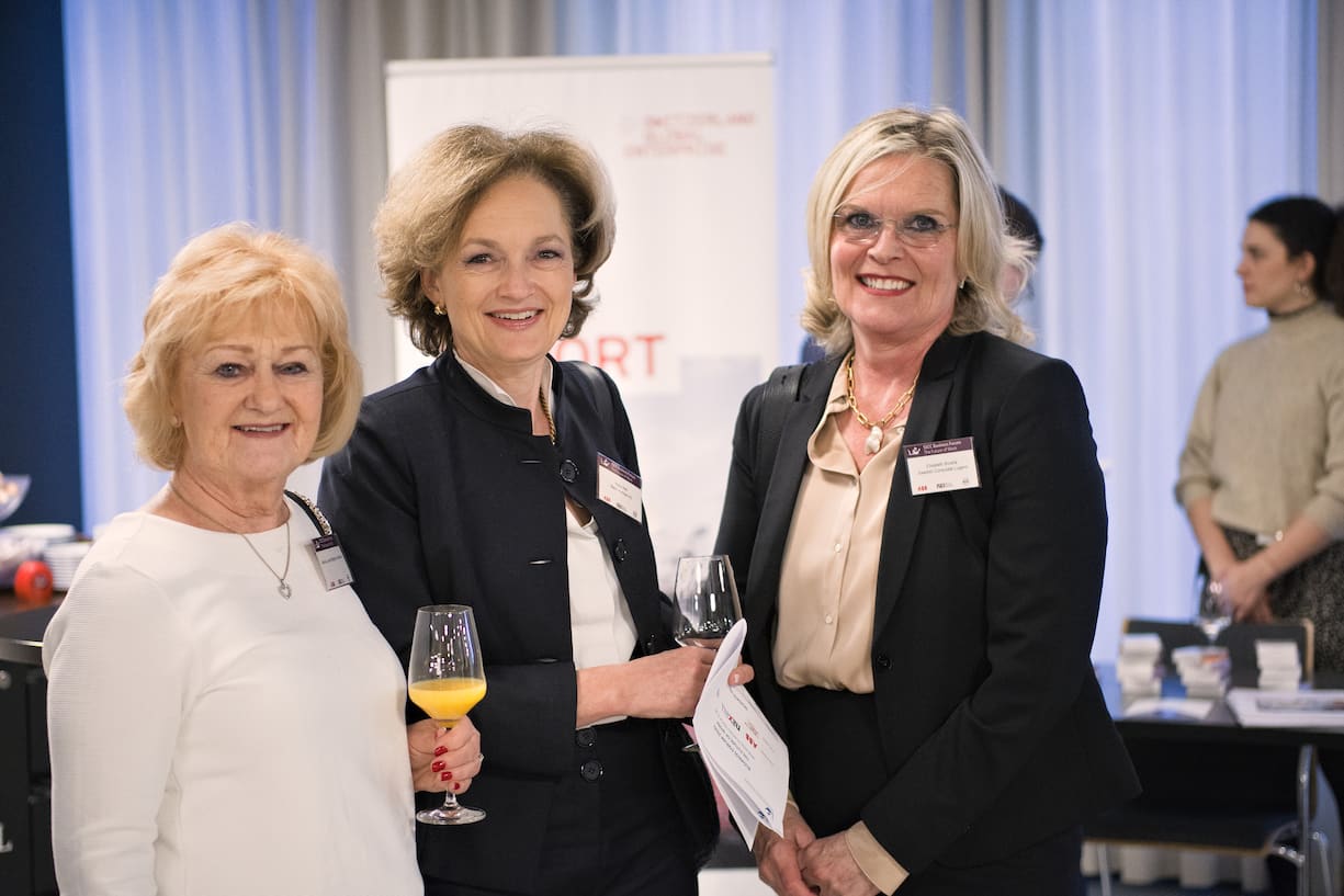 Marie-Louise Mägerle-Axelsson;Heike Herr, Bank Vontobel AG;Elisabeth Borella, Konsulin vn Schweden in Lugano
