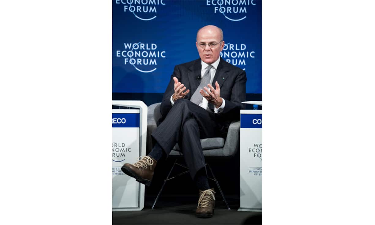 Mario greco als Teilnehmer am World Economic Forum in Davos