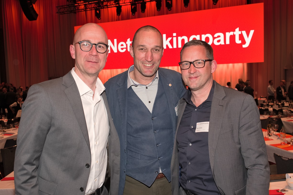 Markus Reber, swisscom;Martin Bürki, Ericsson;Ivo Jungo, swisscom