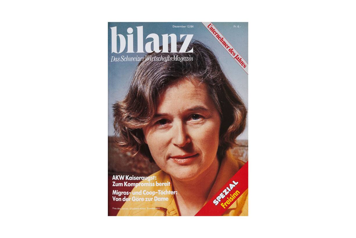 Elisabeth Kopp Bilanz Cover