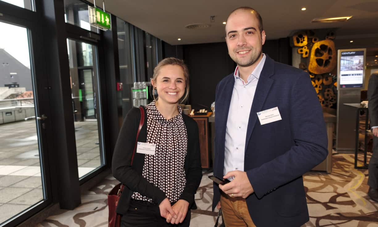 Florine Angele, Project Manager Global Network, Switzerland Global Enterprise; Michael Kühn, Senior Consultant Russia + CIS, Switzerland Global Enterprise