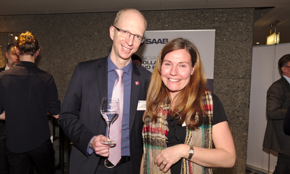Erik Naeser, Switzerland Alumni Chapter, Uppsala University; Jenny Egermark, Botschaftsrätin, Schwedische Botschaft in der Schweiz