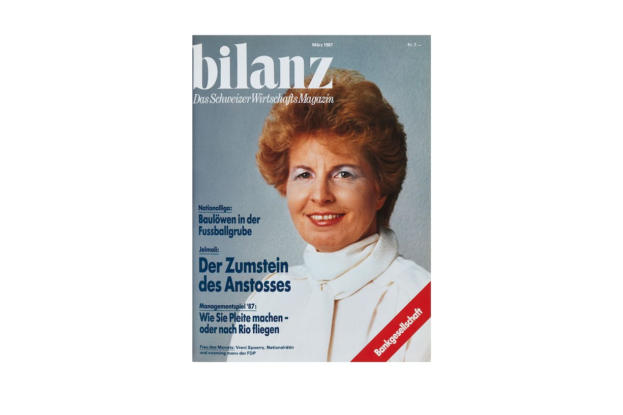 Vreni Spoerry Bilanz Cover