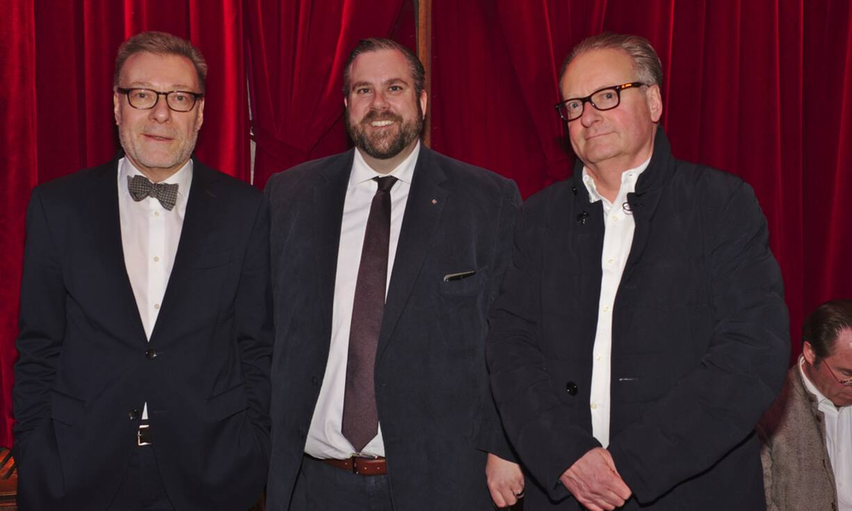 Markus Notter, alt Regierungsrat; Thomas Vogel, FDP Fraktionspräsident; Werner Notter, Berater