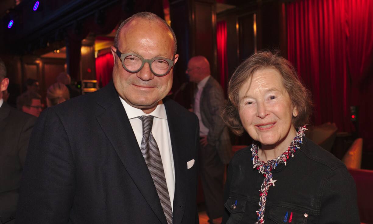 Andreas Schmid, Präsident Flughafen Zürich; Elisabeth Kopp, alt Bundesrätin
