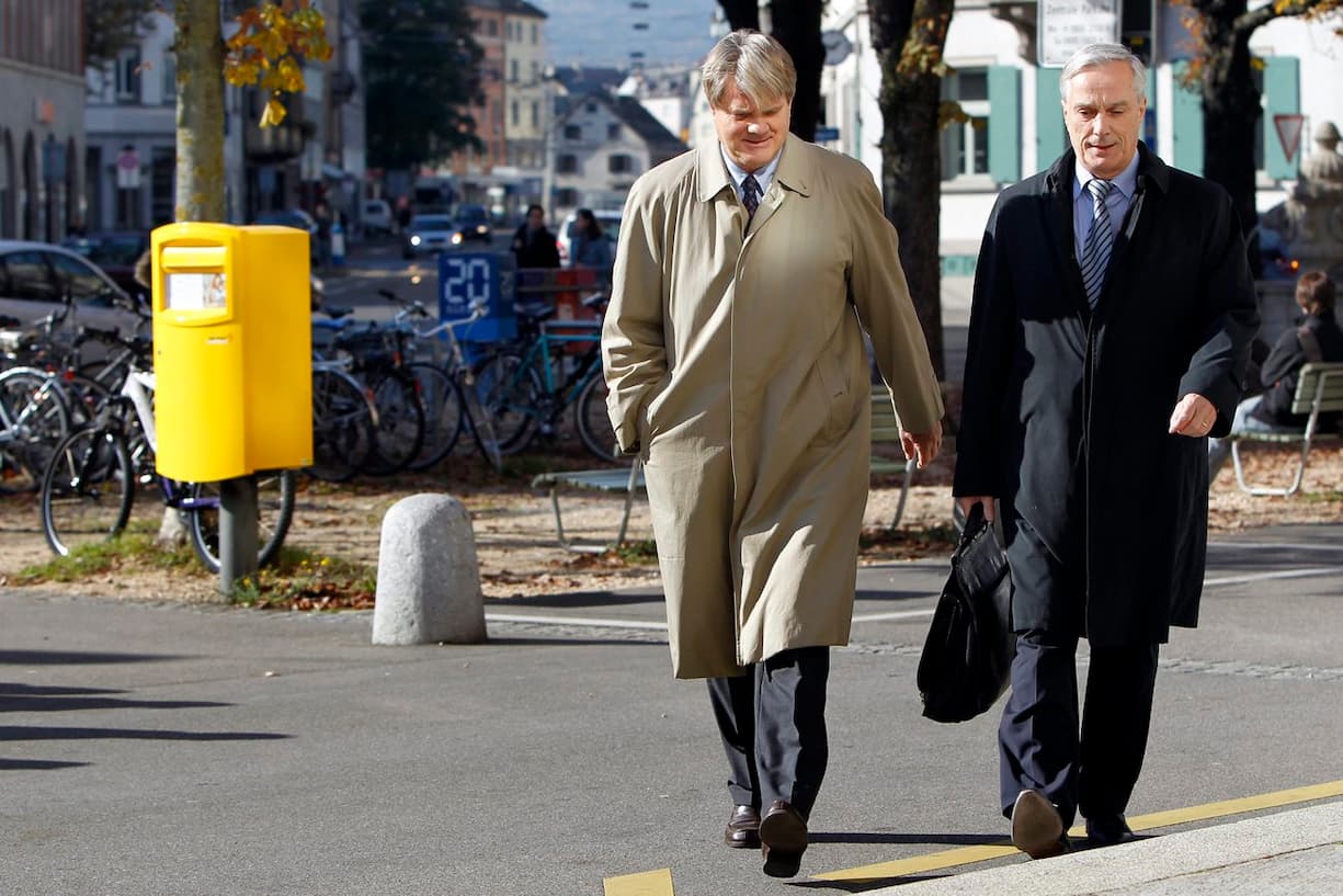 Dominique Morax (l.) und Lorenz Erni