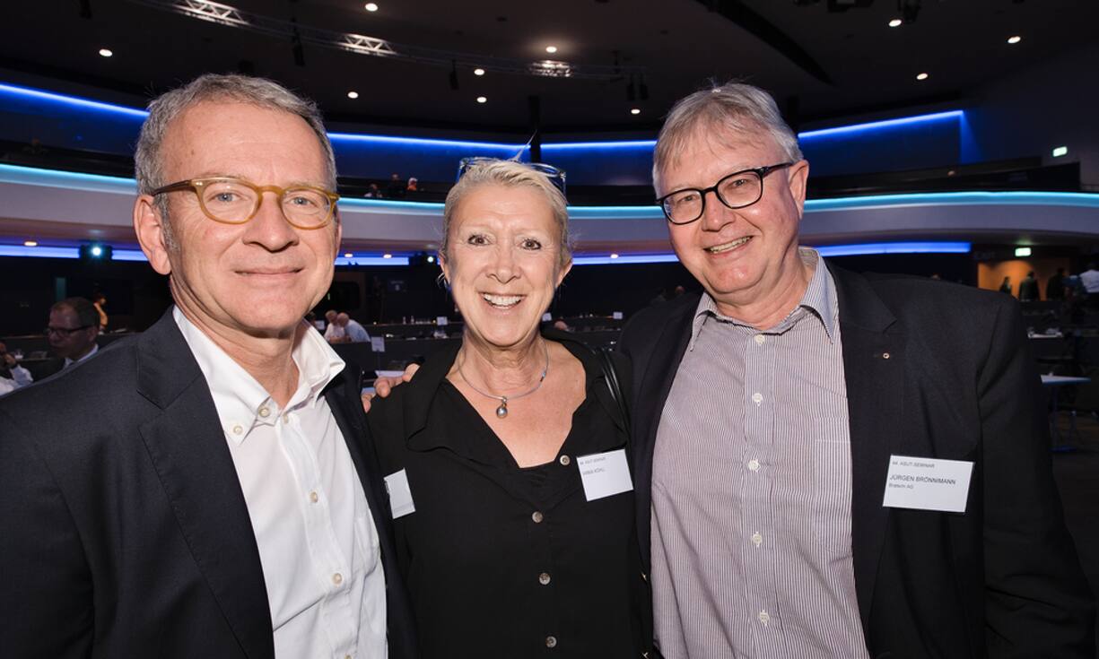 Adrian Lobsiger, EDÖB Eidgenössischer Datenschutz- und Öffentlichkeitsbeauftragter; Vania Kohli, ehemalige Geschäftsführerin asut; Jürgen Brönnimann, Bratschi AG