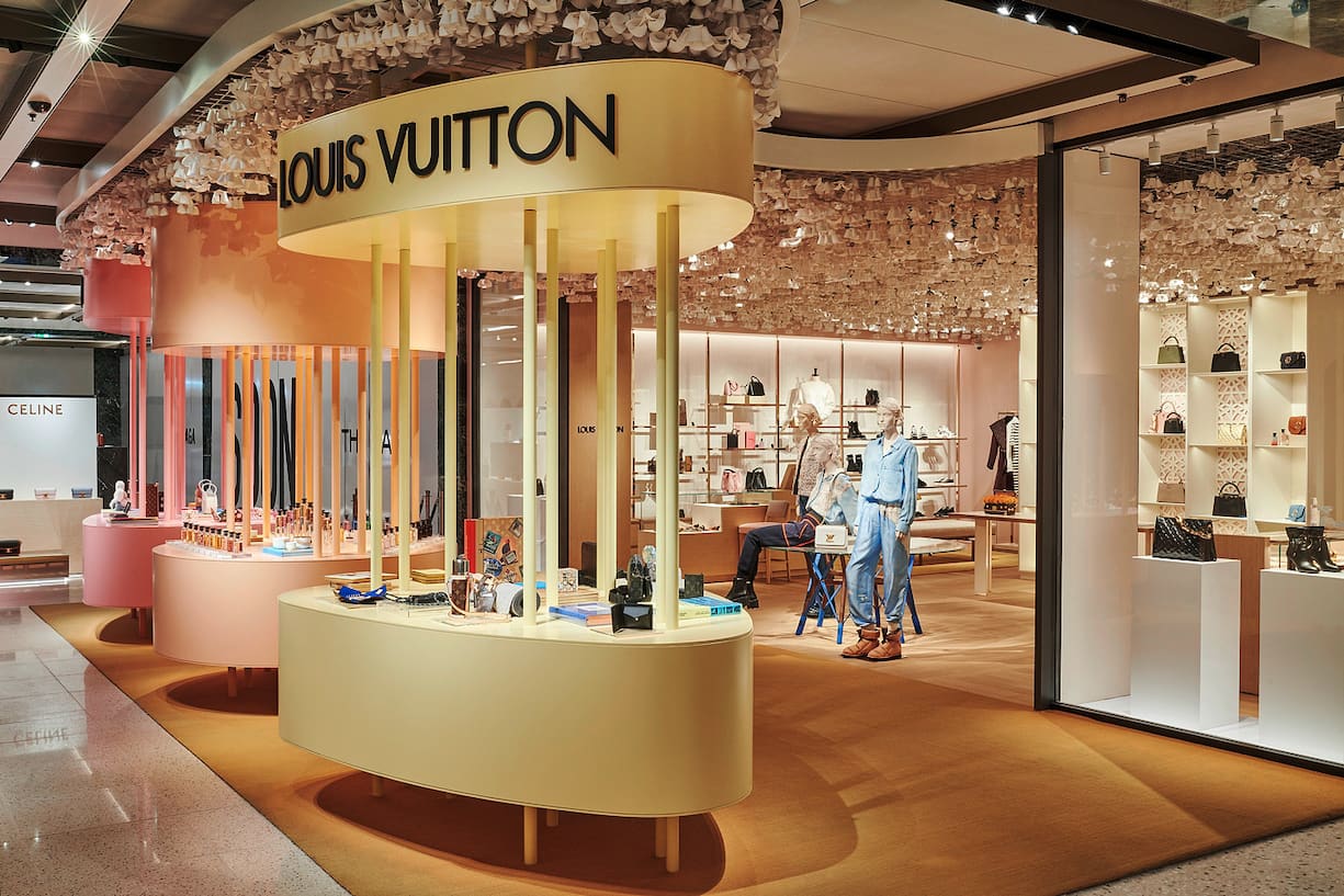 Globus Entwurf für Shop Louis Vitton