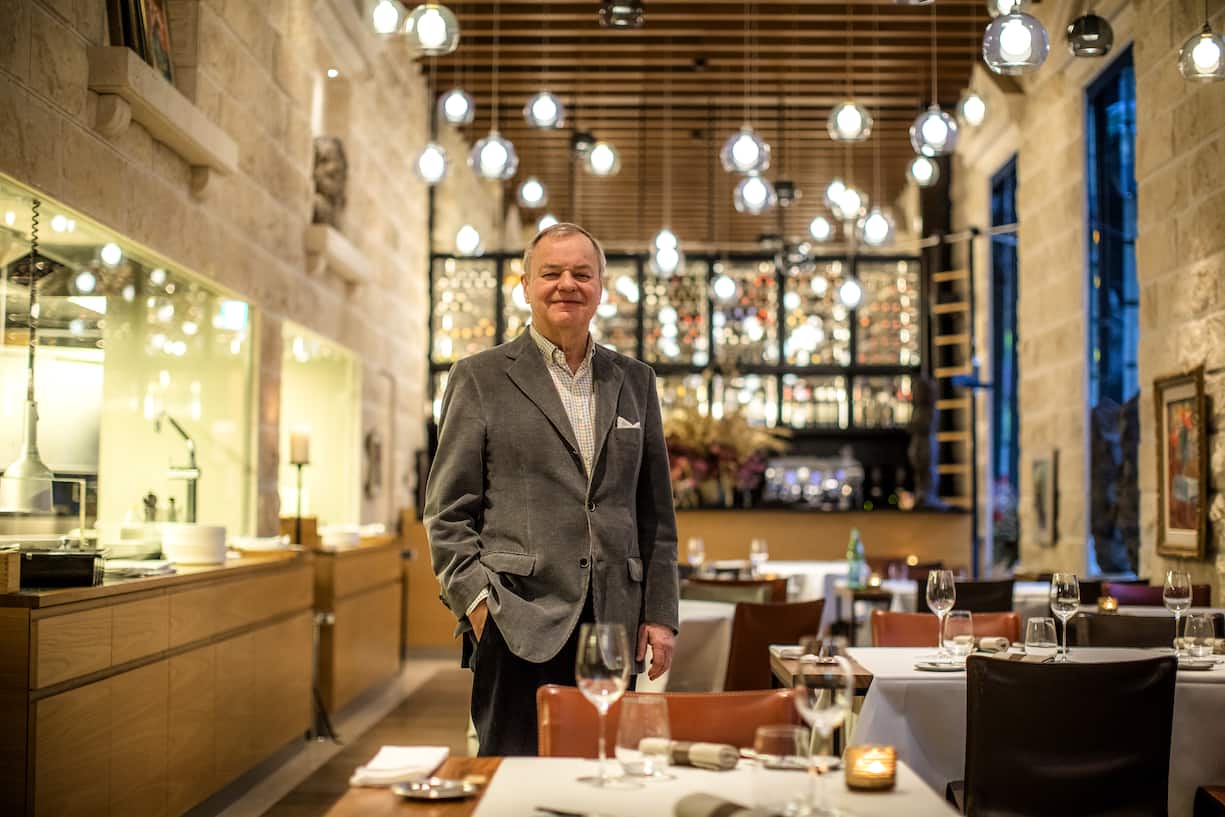 Rudi Bindella, im Restaurant Ornellaia Zuerich.