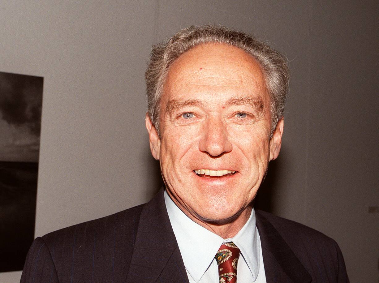 Rainer E. Gut, Verwaltungsrats-Praesident der CS (Credit Suisse), aufgenommen im Juni 1998. (KEYSTONE/Niklaus Stauss)
