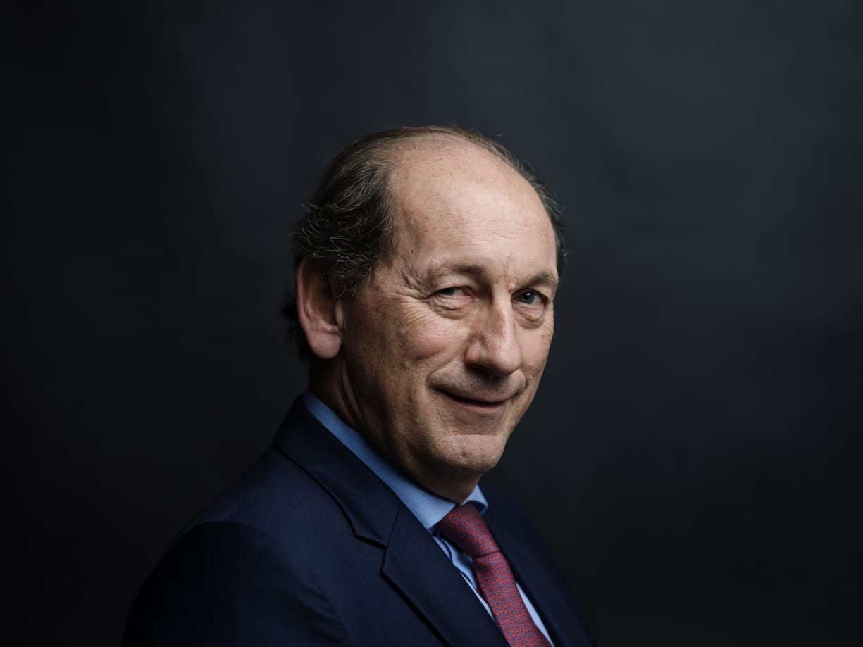 Paul Bulcke, chairman of Nestle SA, poses for a photograph following a Bloomberg Television interview in London, U.K., on Tuesday, Dec. 18, 2018. Bulcke signaled he'd consider a complete sale of the company's dermatology unit amid efforts to focus on its core food businesses. Photographer: Simon Dawson/Bloomberg