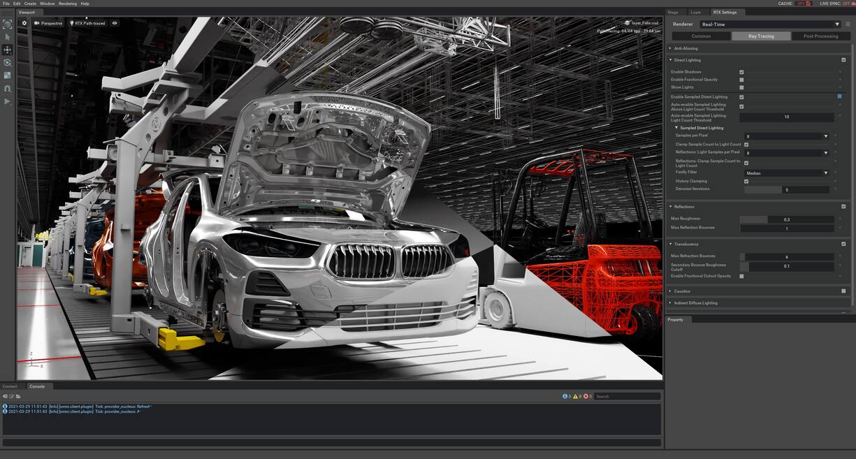 PIXEL STATT PRODUKTIONSSTRASSEN Digitale Zwillinge wie hier die Metaverse-Kopie eines BMW-Werks sparen der Industrie bei der Planung von Produktionsänderungen viel Geld.