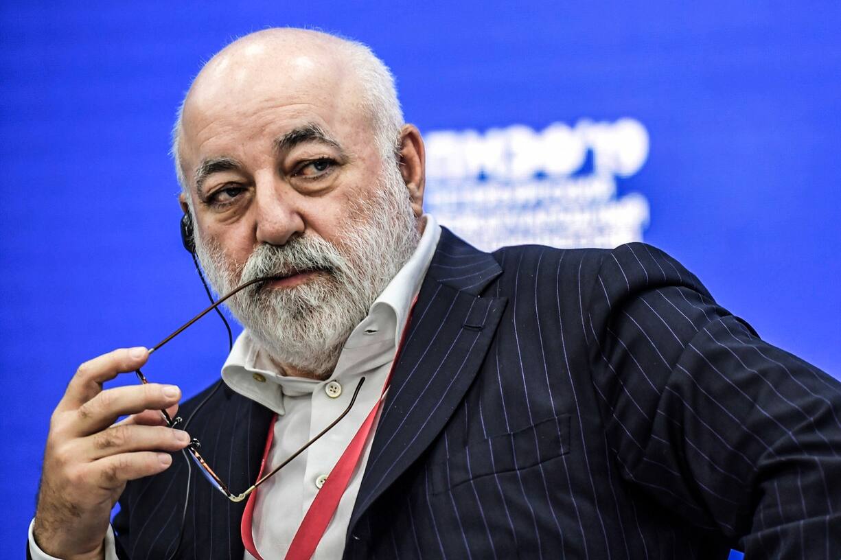 Viktor Vekselberg, Russian billoinaire, pauses during a panel session at the St. Petersburg International Economic Forum (SPIEF) in St. Petersburg, Russia, on Friday, June 7, 2019. Over the last 21 years, the Forum has become a leading global platform for members of the business community to meet and discuss the key economic issues facing Russia, emerging markets, and the world as a whole. Photographer: Chris J. Ratcliffe/Bloomberg