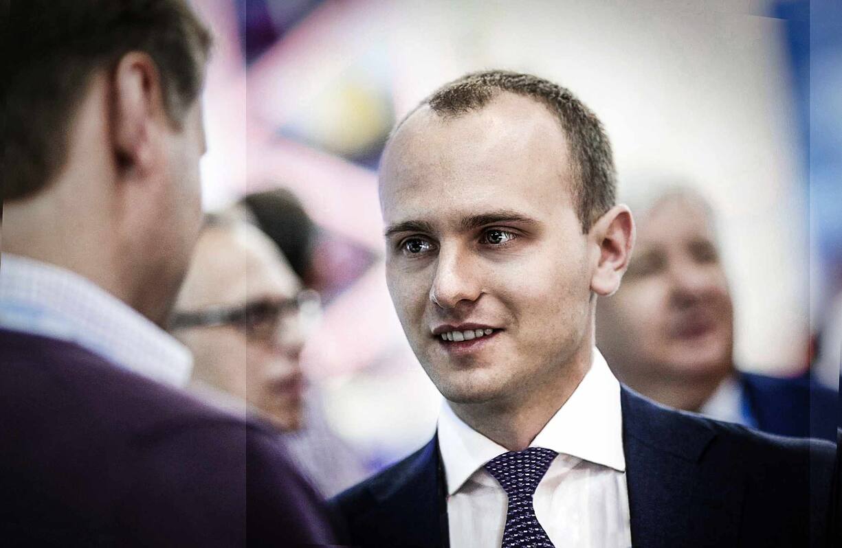 Alexander Pumpyansky, investment analyst at Sinara Capital Management SA, speaks during a Bloomberg Television interview at the St. Petersburg International Economic Forum (SPIEF) in Saint Petersburg, Russia, on Thursday, June 18, 2015. SPIEF is an annual international conference dedicated to economic and business issues which takes place at the Lenexpo exhibition center June 18-20. Photographer: Chris Ratcliffe/Bloomberg *** Local Caption *** Alexander Pumpyansky