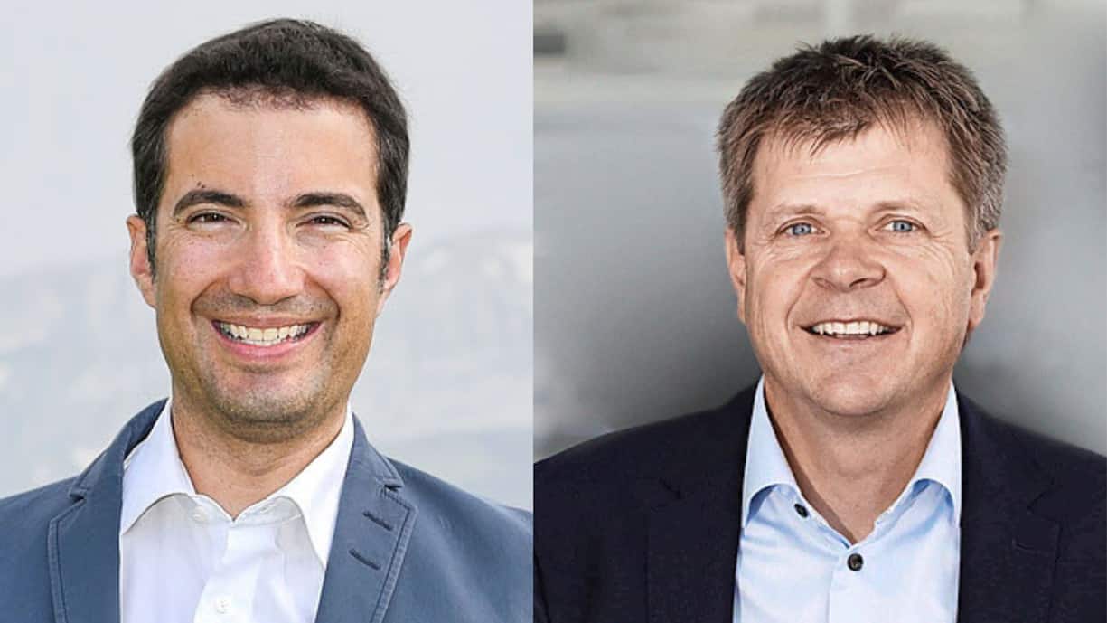 Andrea Caroni (l.), Jürg Grossen.