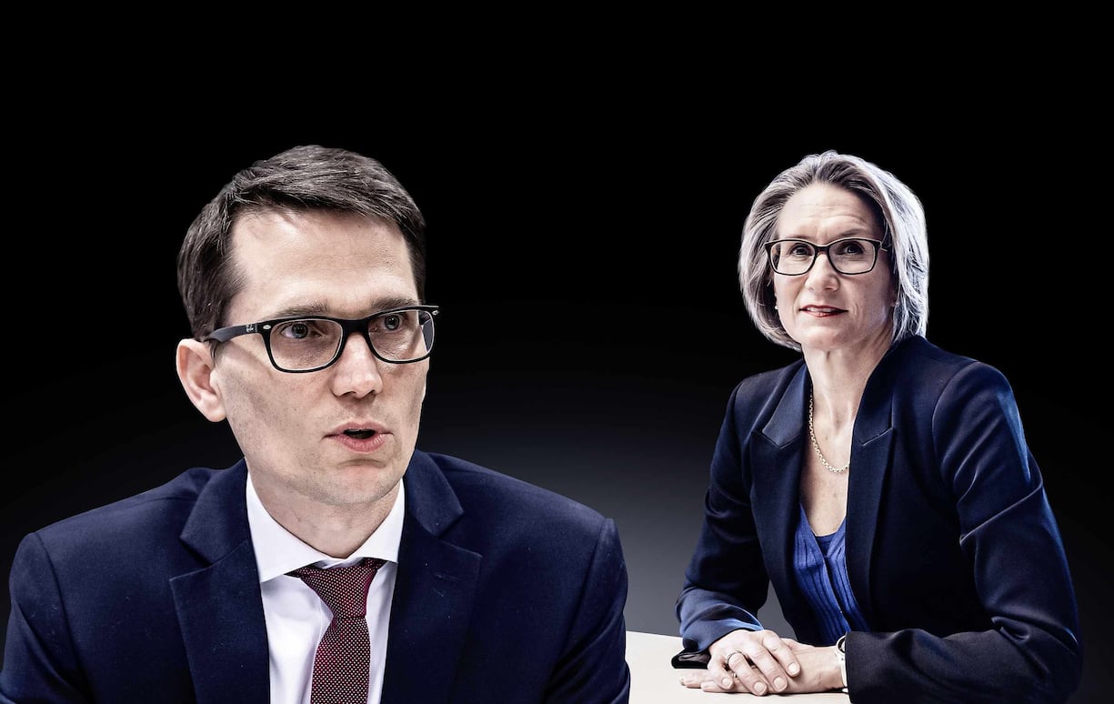 Martin Schlegel, Stellvertretendes Mitglied des Direktoriums Schweizerische Nationalbank SNB, spricht waehrend einer Medienkonferenz, am Montag, 1. April 2019 in Bern. Der Internationale Waehrungsfonds (IWF) fuehrte vom 21.3.2019 - 1.4.2019 das jaehrliche Laenderexamen der Schweiz durch. Die regelmaessige Beurteilung der Wirtschafts- und Finanzlage der Mitgliedstaaten ist ein Kernelement der wirtschaftspolitischen Ueberwachungstaetigkeit des IWF. (KEYSTONE/Peter Klaunzer)