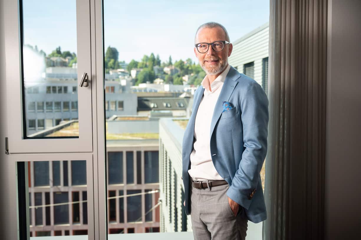 St. Gallen SG - Interview mit Heinz Huber, CEO Raiffeisen Bank