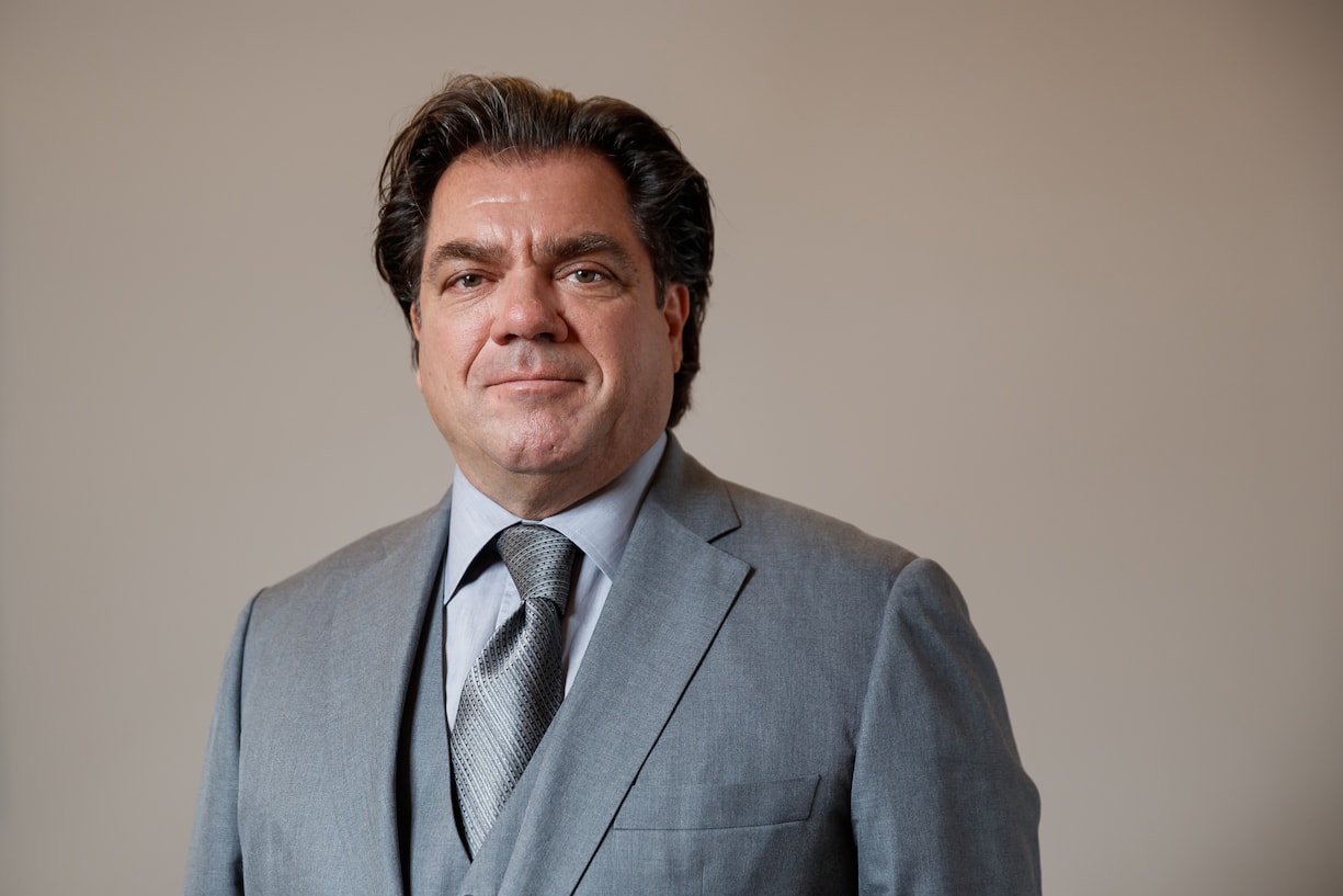 Portrait of Antoine Hubert, delegated administrator AEVIS Victoria, pictured on Wednesday, November 6, 2019 at the clinic in Genolier in the canton of Vaud, Switzerland. (KEYSTONE/Cyril Zingaro)