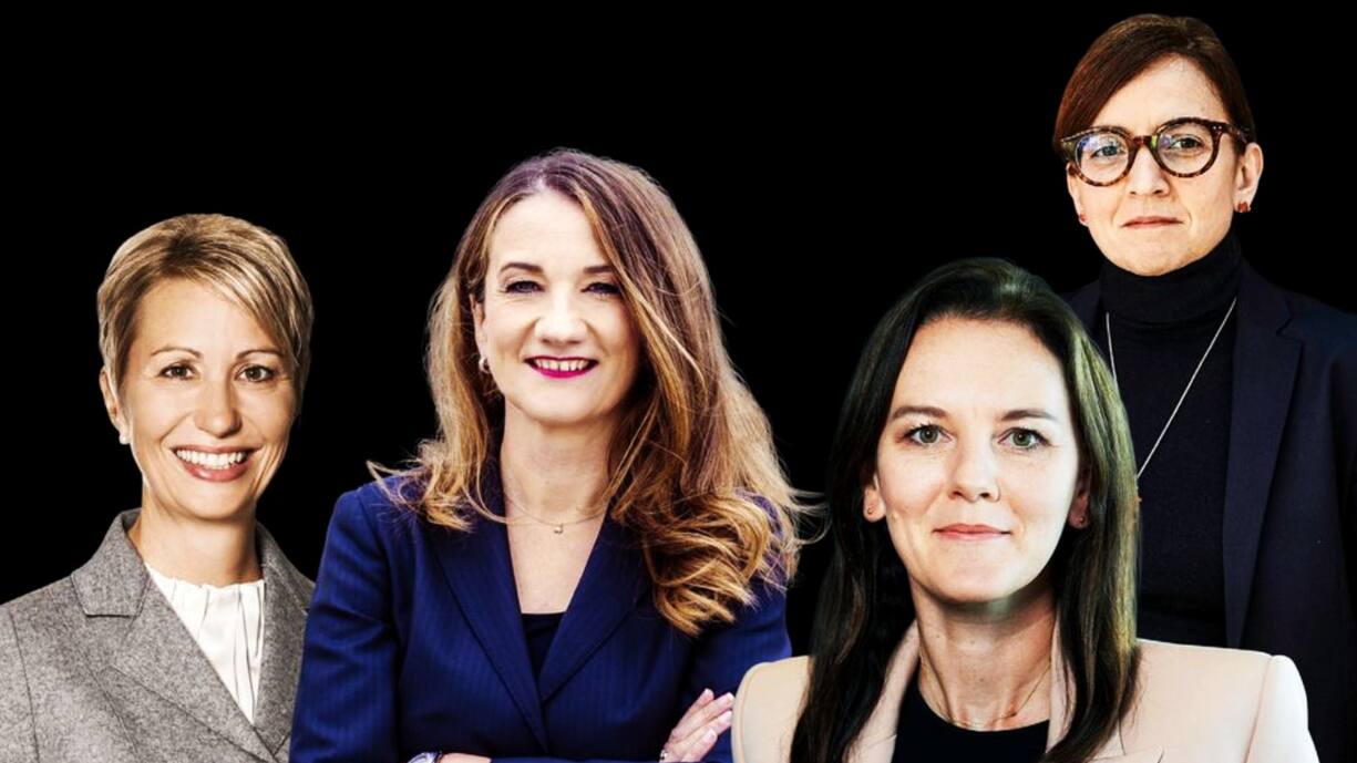 Andrea Rytz (Schulthess-Klinik), Barbara Frei (Schneider Electric), Daniela Bosshardt (Galenica) und Philomena Colatrella (CSS).