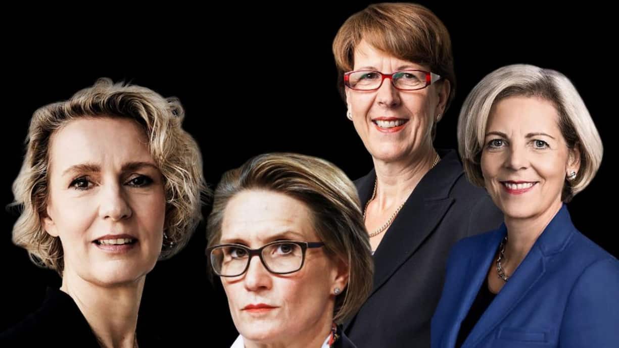 Sandra Emme (Google), Andréa Mächler (SNB), Susanne Ruoff (ex Post) und Isabelle Welton («Zürich»).